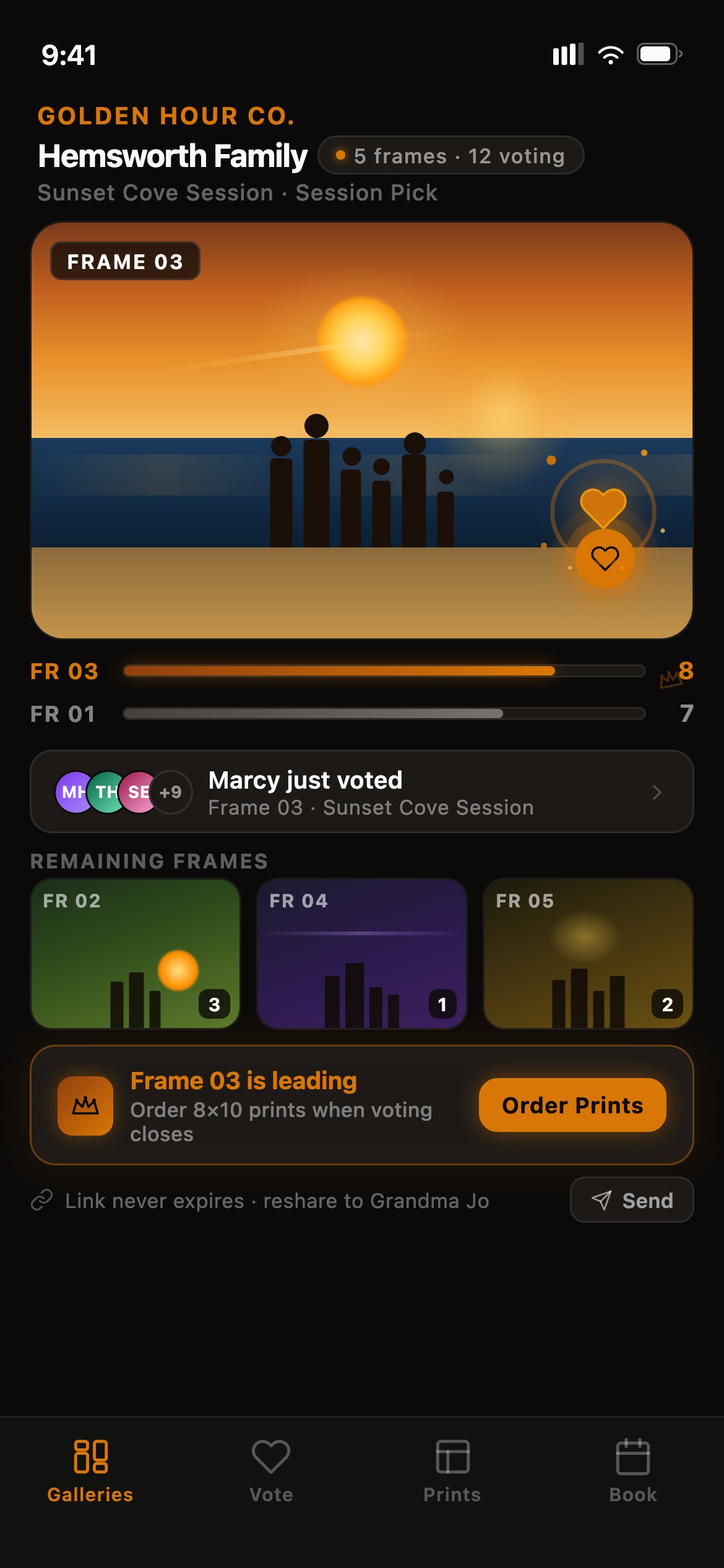 Golden Hour Co. — an iOS app by Apps On Tap for photographers